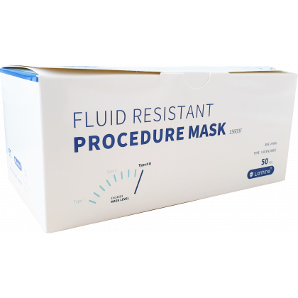 Masques de protection bleus type IIR, modèle adulte (boîte de 50)