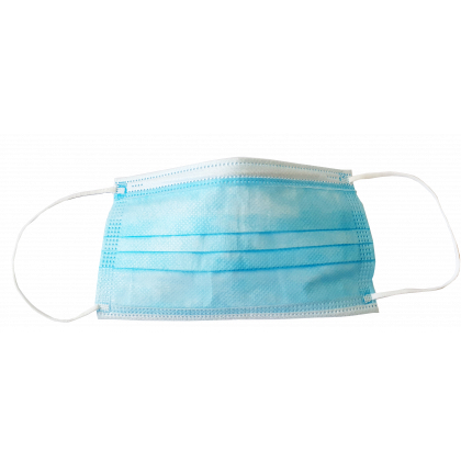 Masques de protection bleus type IIR, modèle adulte (boîte de 50)
