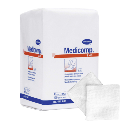 Compresses non tissées non stériles Medicomp (boite de 100)